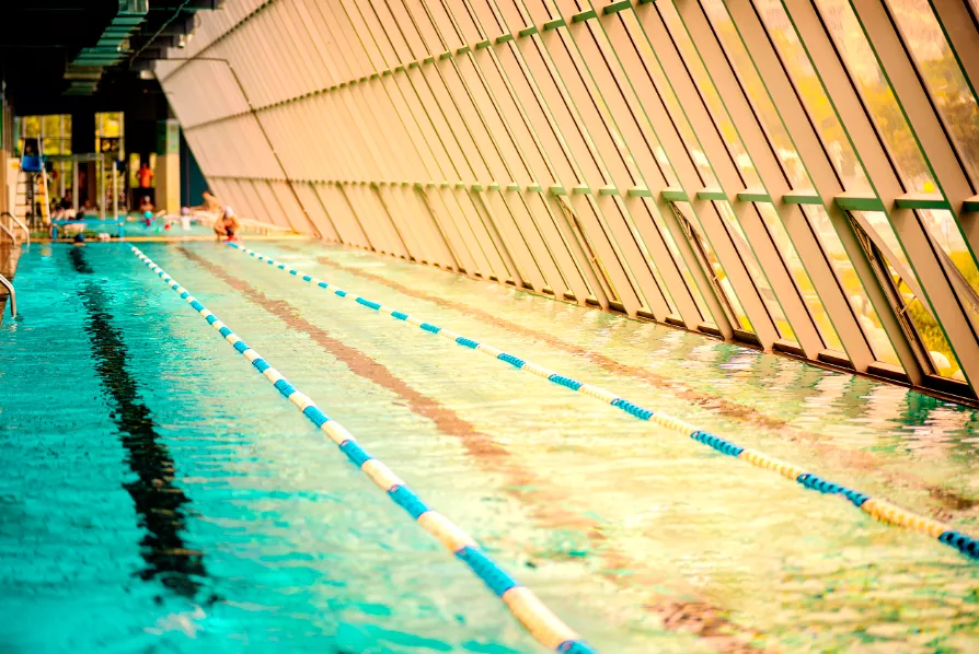 麻城成人混凝土钢结构游泳池项目